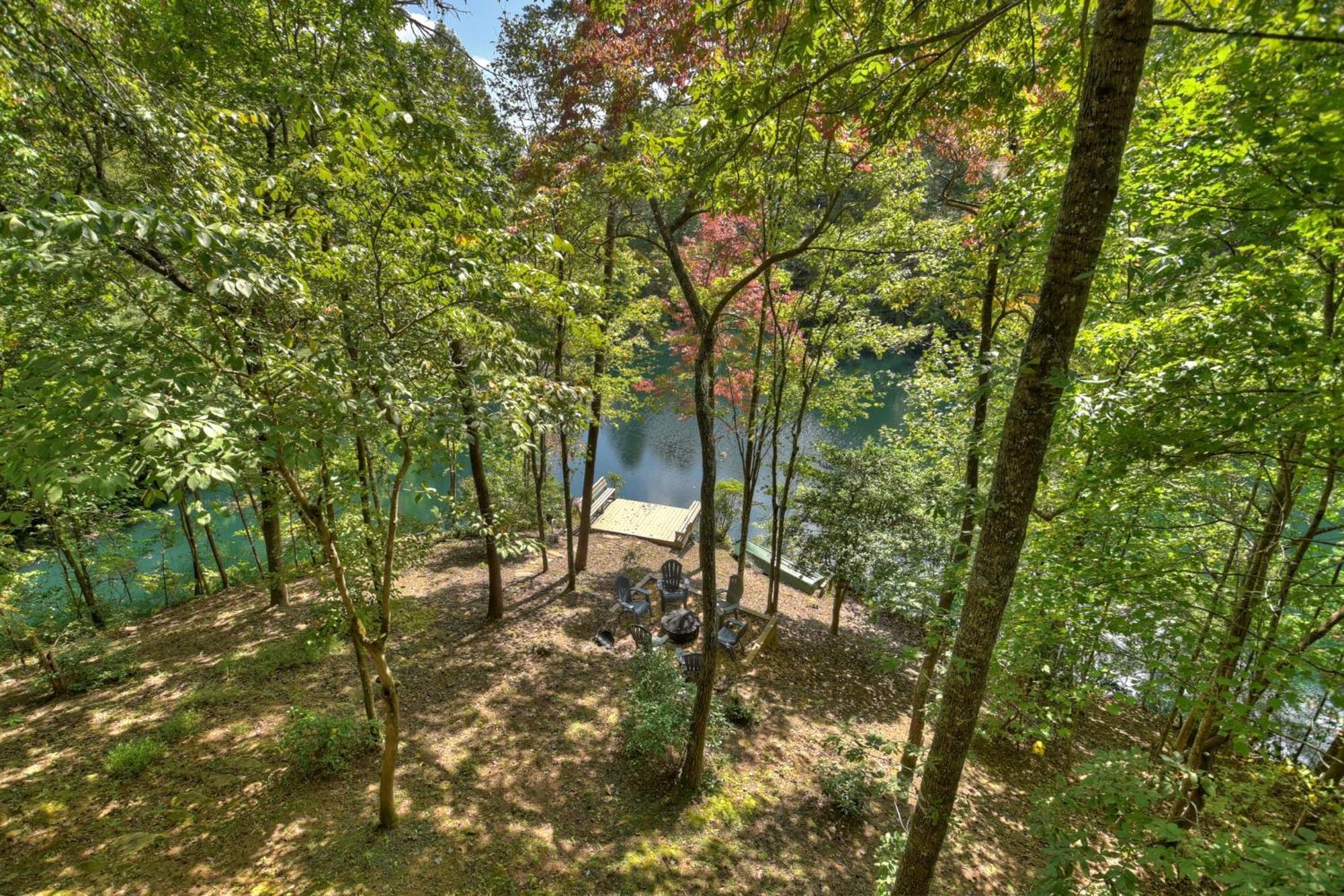 Waywish Waterfront Cabin In Blue Ridge Mountains Exterior photo